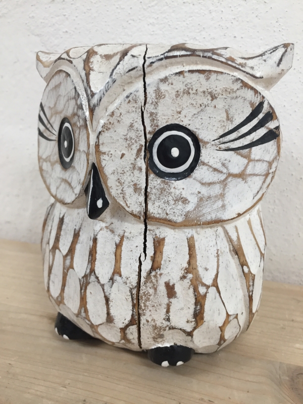 Sova krémová 13cm - vyřazeno