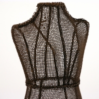 Šperkovnice - drátěná figurína na šaty 36cm 