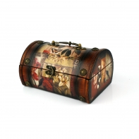 Šperkovnice dřevěný kufřík 23cm