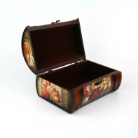 Šperkovnice dřevěný kufřík 23cm