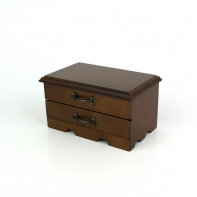 Šperkovnice hnědá / jeden šuplík