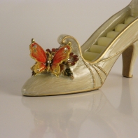 Šperkovnice na prstýnky - bota 18cm