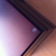 Šperkovnice - odřený roh