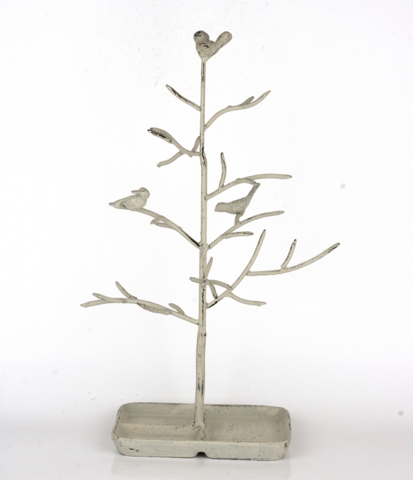 Šperkovnice strom s ptáčky 46cm