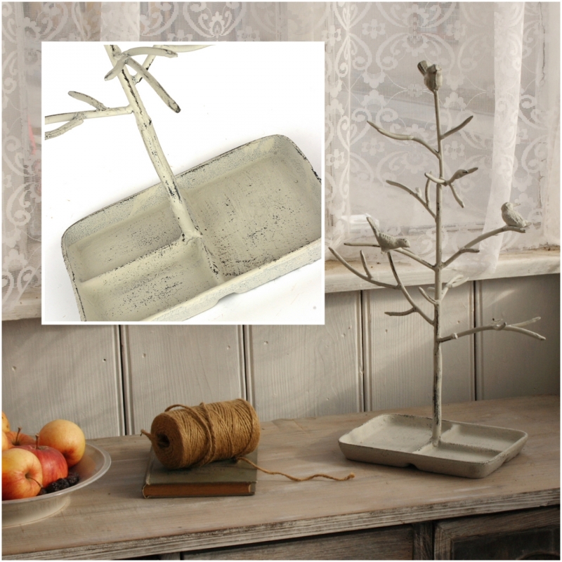 Šperkovnice strom s ptáčky 46cm