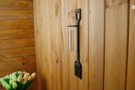 Srážkoměr vidle litina 28cm