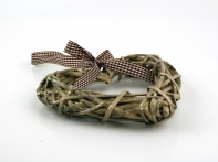 Srdce závěsné proutěné 20cm