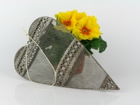 Srdce závěsné, šedé