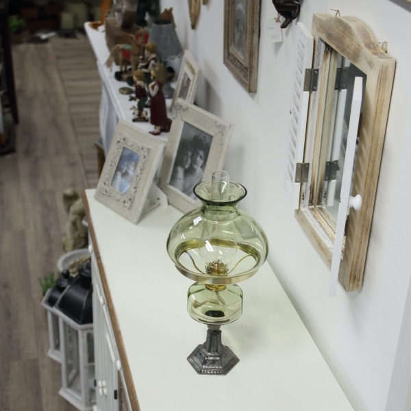 Stará petrolejová lampa 42cm