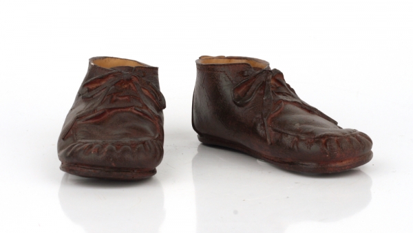 Staré dětské boty jako dekorace 13x6x5cm