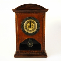 Starožitné hodiny 28cm - NEFUNKČNÍ STROJEK 