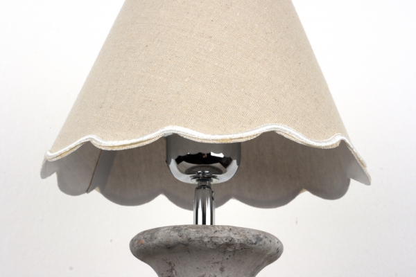 Stínidlo k lampě se zdobeným lemem 23cm