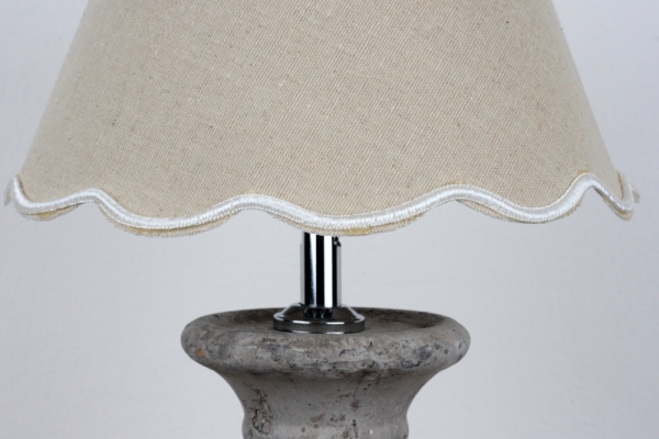 Stínidlo k lampě se zdobeným lemem 23cm