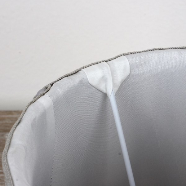 Stínidlo k lampě šedé 23cm