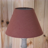 Stínidlo na lampu červené káry 15cm