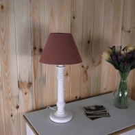 Stínidlo na lampu červené káry 15cm