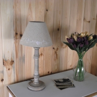 Stínidlo na lampu přírodní tkanina 15cm