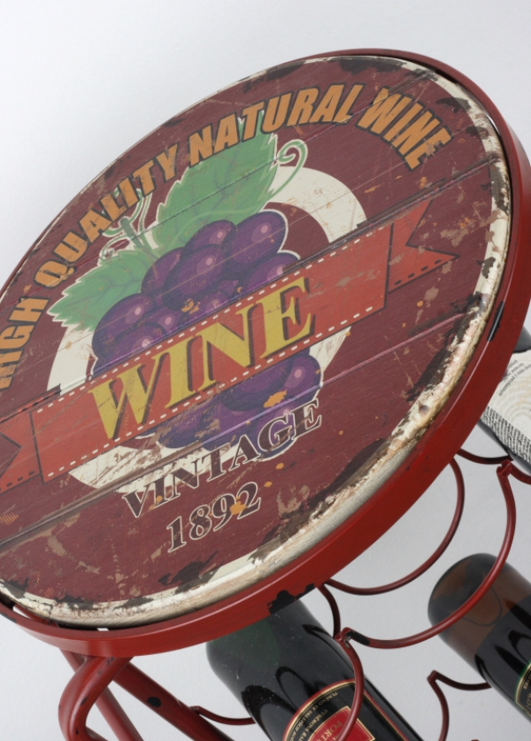 Stojan na 15 lahví vína WINE 50x37x77cm