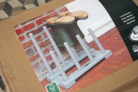 Stojan na boty šedý