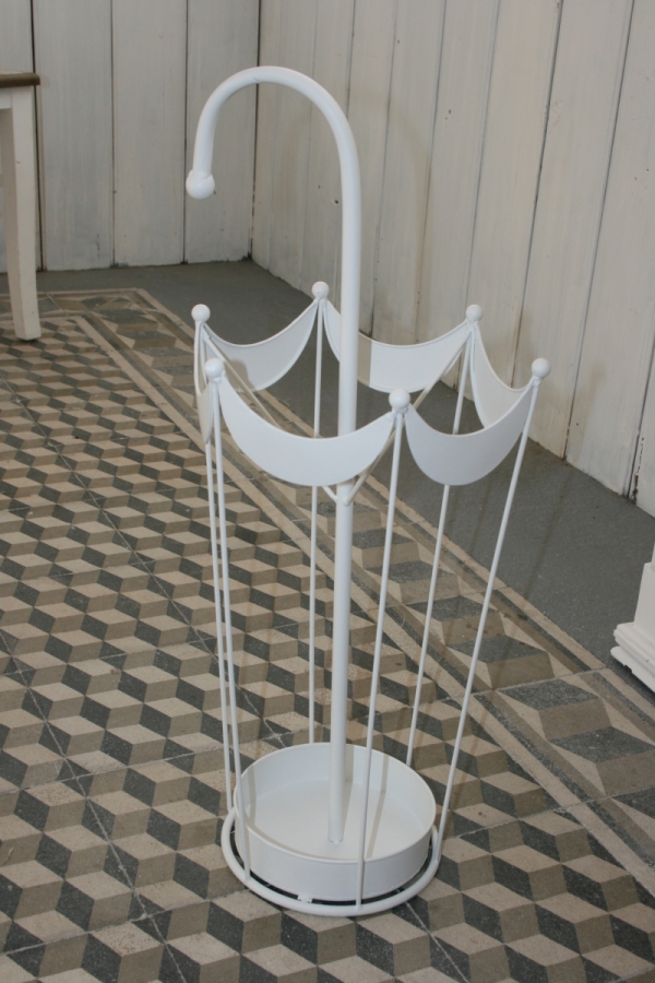 Stojan na deštníky bílý 65cm