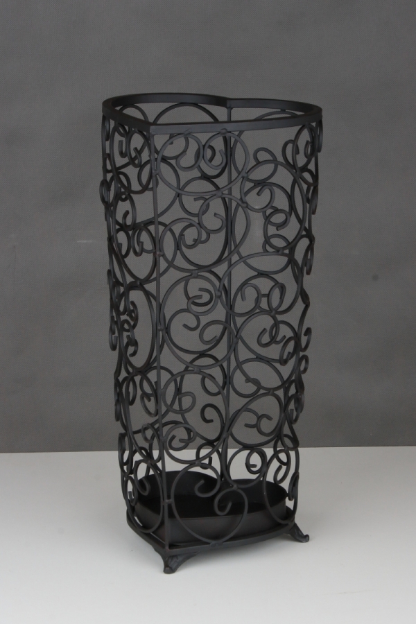 Stojan na deštníky srdce kov 51cm