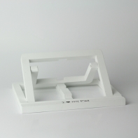 Stojan na Ipad dřevěný bílý 24cm - VYŘAZENO dek4530