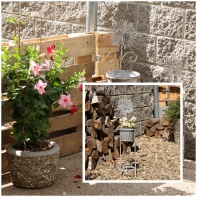 Stojan na květiny Gerbera 70cm