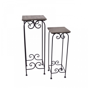 Stojan na květiny hranatý set 2ks