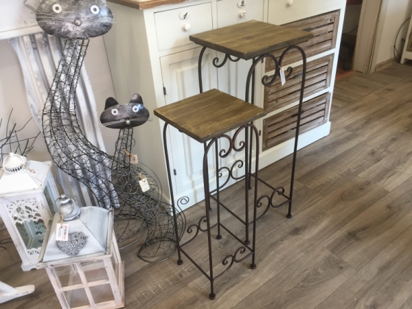 Stojan na květiny hranatý set 2ks