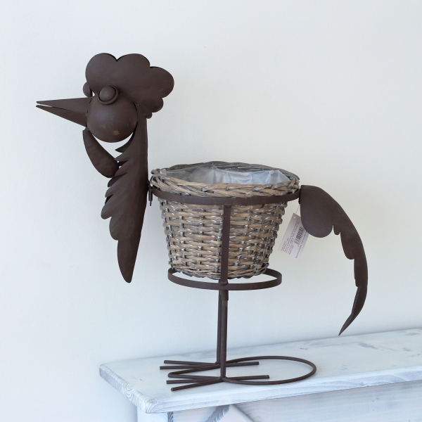 Stojan na květiny kohout 54cm