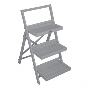 Stojan na květiny šedý 45x73x91,5cm