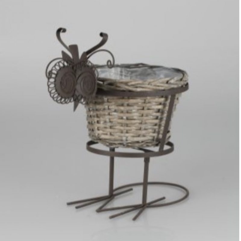 Stojan na květiny sova 36x37cm