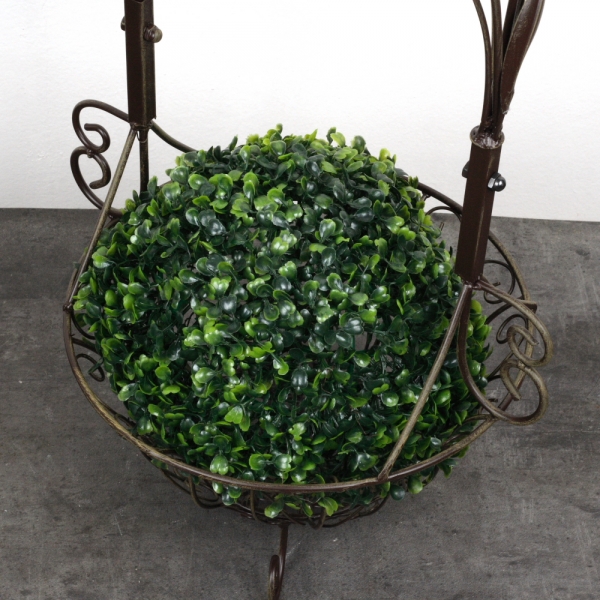 Stojan na květiny závěsný 2ks 66/92cm kovový