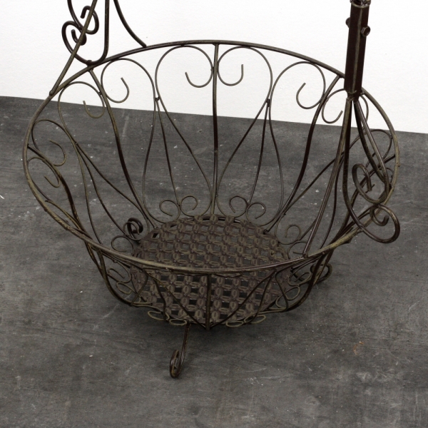 Stojan na květiny závěsný 2ks 66/92cm kovový