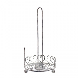 Stojan na papírové utěrky se srdíčky 15x32x15cm