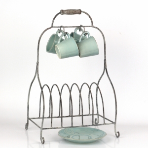 Stojan na talířky a hrnečky - vyřazeno