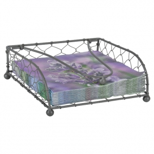 Stojan na ubrousky kovový