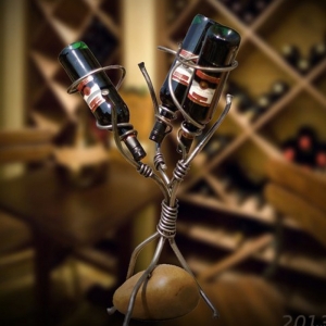 Stojan na víno (3 lahve) 57cm 