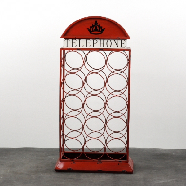 Stojan na víno LONDON 37x22x74cm