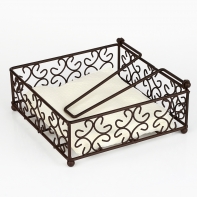 Stojánek na ubrousky 19x19x7,5cm