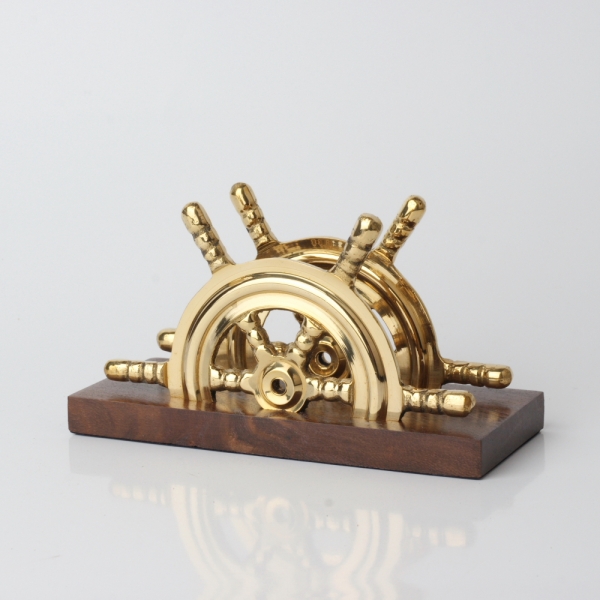 Stojánek na ubrousky/dopisy kormidlo 12,5x5,5x7cm