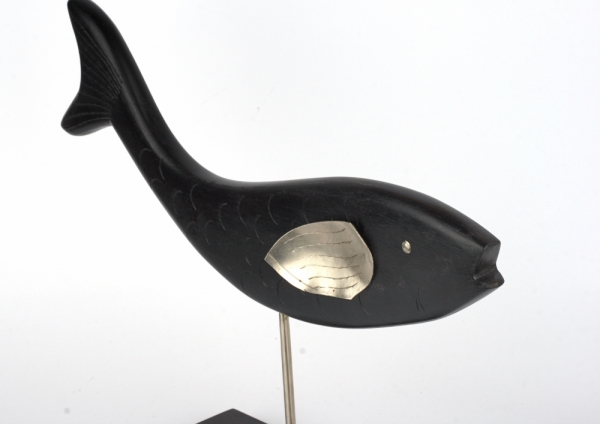 Stolní dekorace dřevěná ryba velká