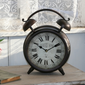 Stolní hodiny budík Cafe de tour 24cm 