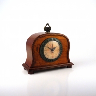 Stolní hodiny dřevěné 20x14x8cm