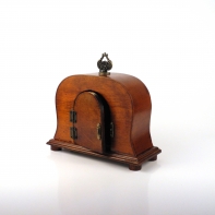 Stolní hodiny dřevěné 20x14x8cm