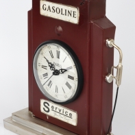 Stolní hodiny Gasoline červené 38cm