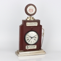 Stolní hodiny Gasoline červené 38cm