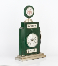 Stolní hodiny Gasoline zelené 38cm