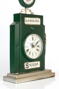 Stolní hodiny Gasoline zelené 38cm
