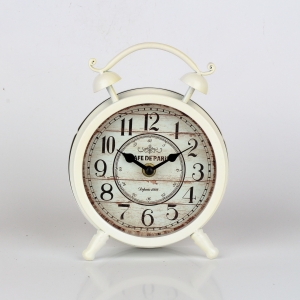 Stolní hodiny kovové 20x16x6cm